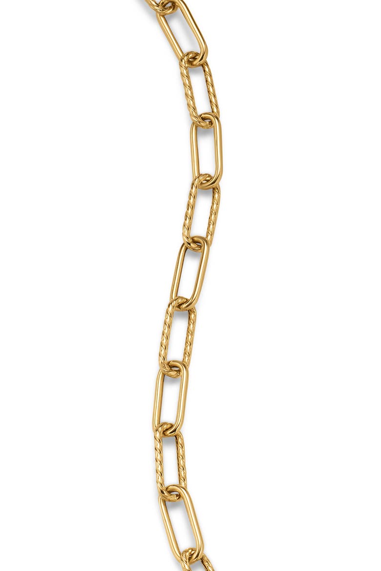 Men's DY Madison® Chain Bracelet in 18K Yellow Gold, 4mm, Alternate, color, GOLD