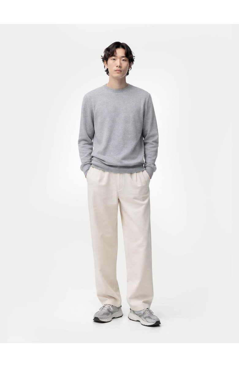 GOBI Mongolian Cashmere Essential Crewneck Cashmere Sweater, Alternate, color, High Rise