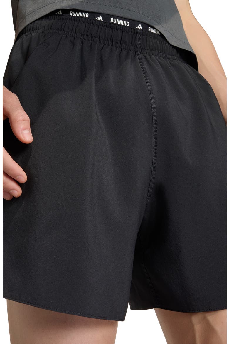 Adi365 Running Shorts, Alternate, color, BLACK/ GREY SIX
