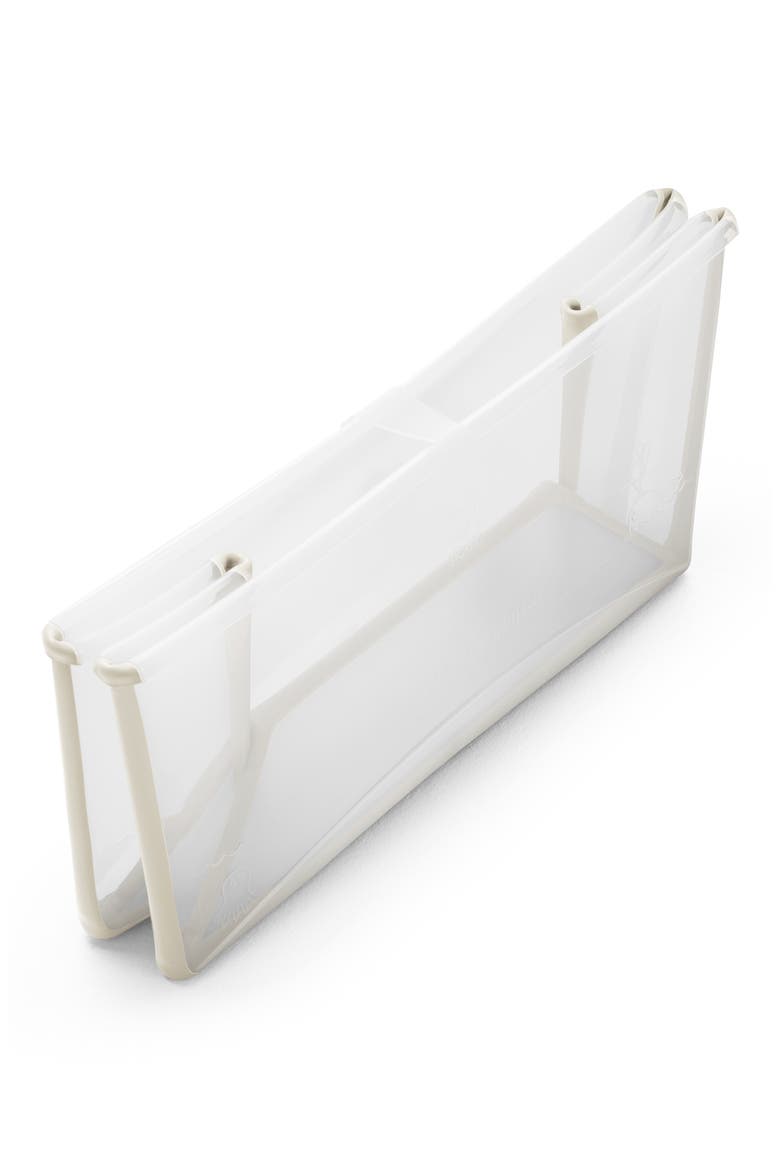 Flexi Bath® Foldable Baby Bath Tub with Temperature Plug & Infant Insert, Alternate, color, SANDY BEIGE