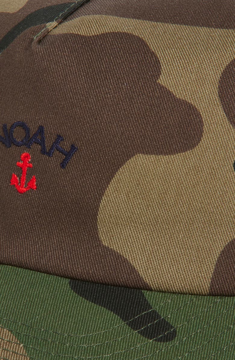 Noah Anchor Logo Baseball Cap, Alternate, color, Camo