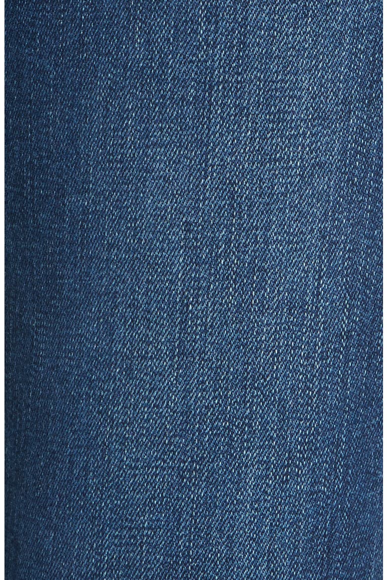 Le High High Waist Staggered Hem Slim Jeans, Alternate, color, BAISLEY