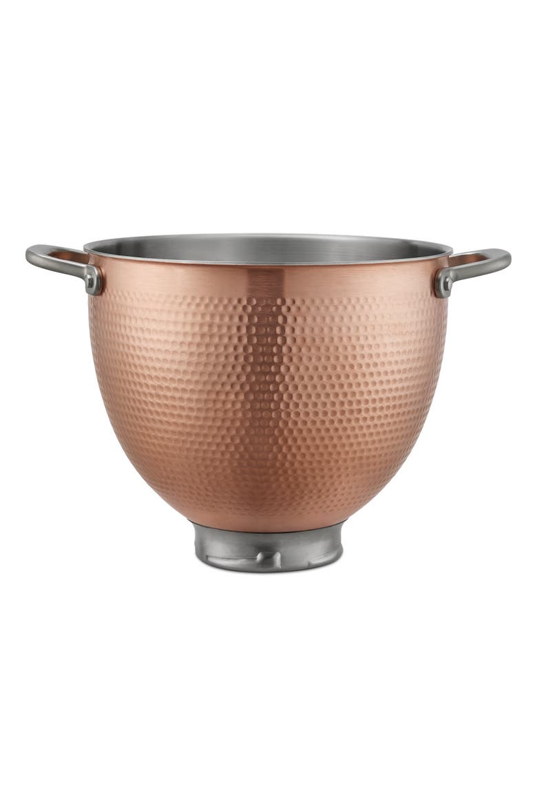 5 Quart Hammered Copper Bowl, Main, color, Copper