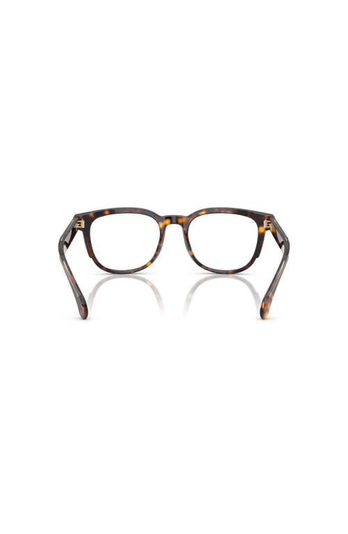 Moncler 50mm Square Optical Glasses In Brown
