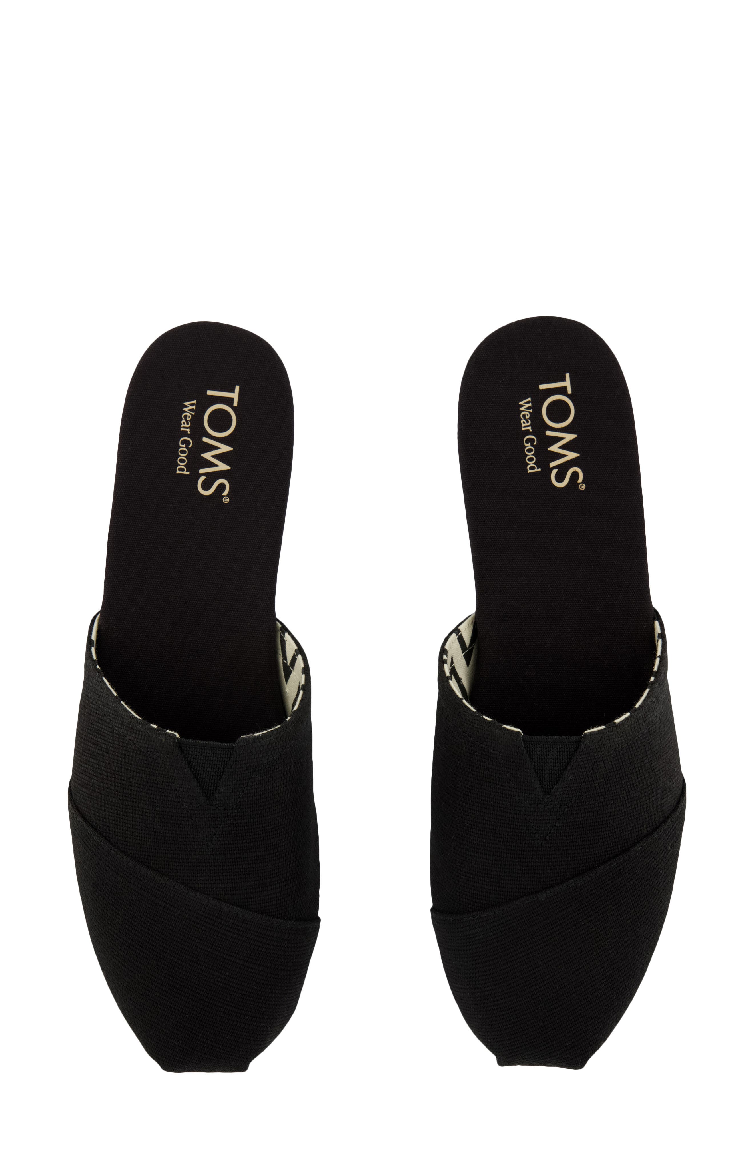 TOMS Alpargata Mule, Alternate, color, Black/ Black