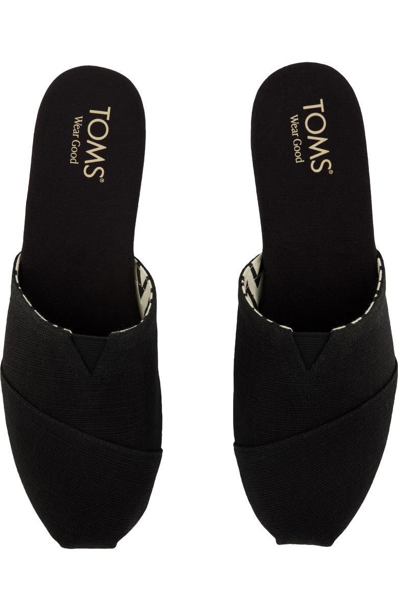 TOMS Alpargata Mule, Alternate, color, Black/ Black