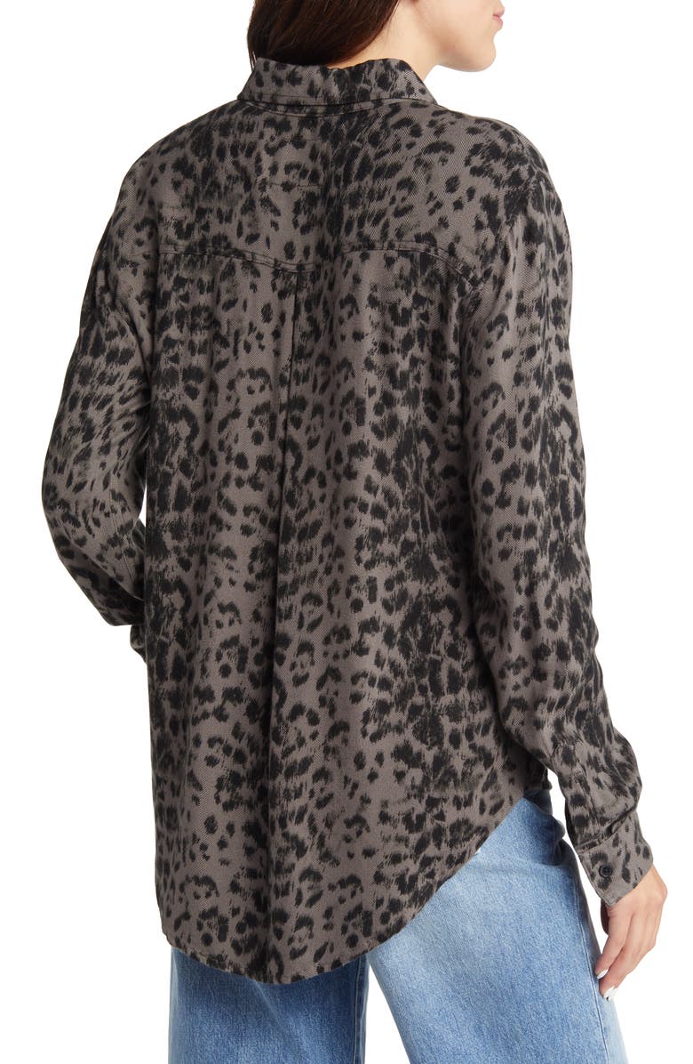 Rails Hunter Leopard Print Button-Up Shirt, Alternate, color,