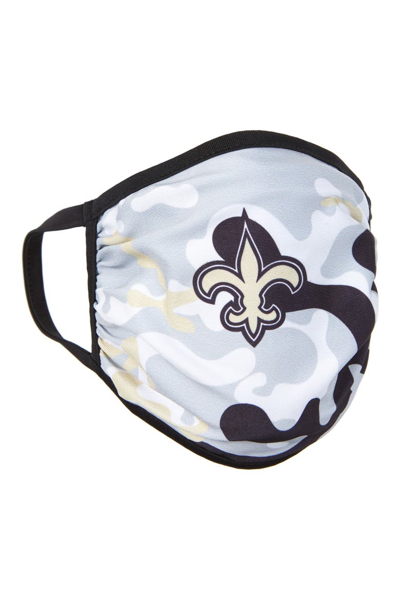 Outerstuff 2-Pack Kids' New Orleans Saints Face Masks, Alternate, color, MULTI