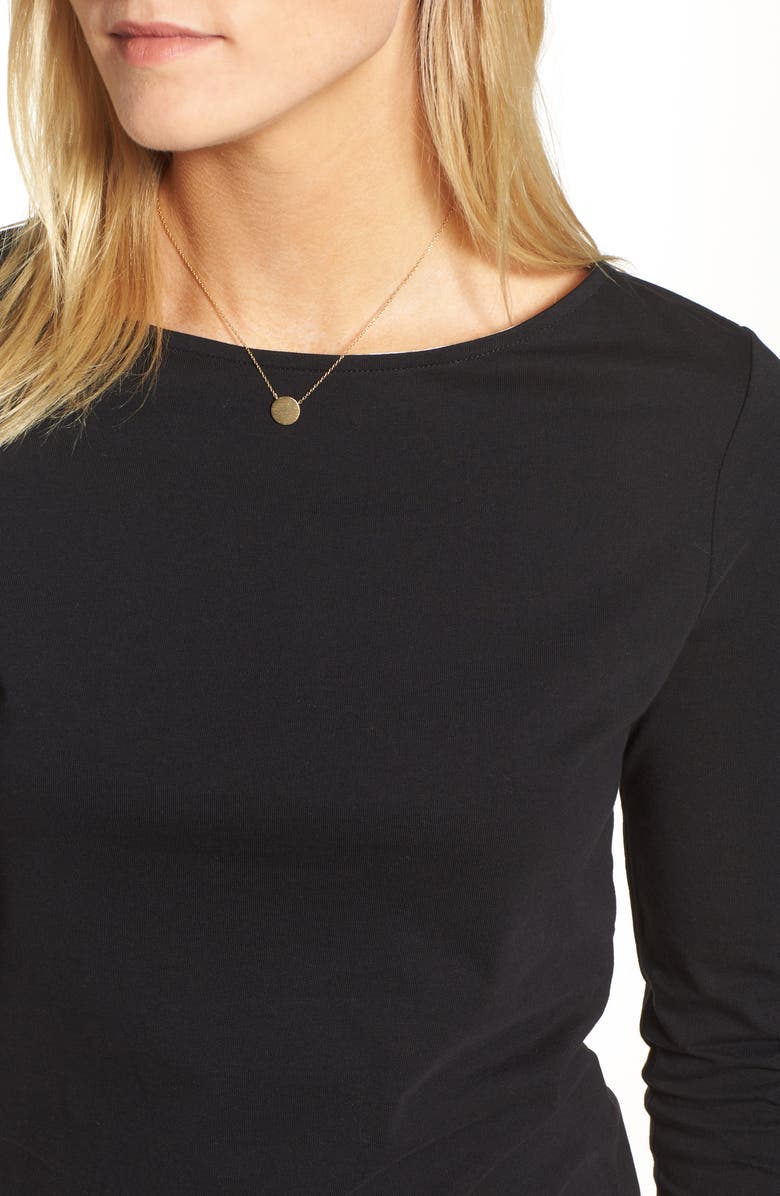 1901 Bateau Neck Tee, Alternate, color,