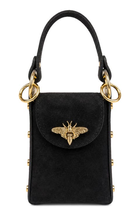 Raina Suede Mini Crossbody Bag