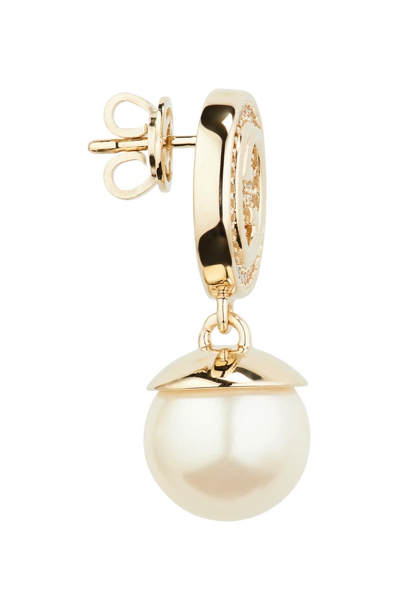 Gucci Blondie Faux Pearl Drop Earrings, Alternate, color, 