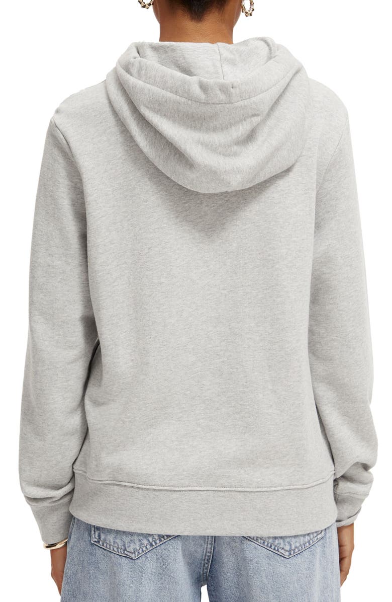 Scotch & Soda Logo Cotton Hoodie, Alternate, color,