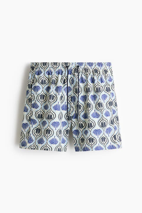 Patterned Swim Shorts