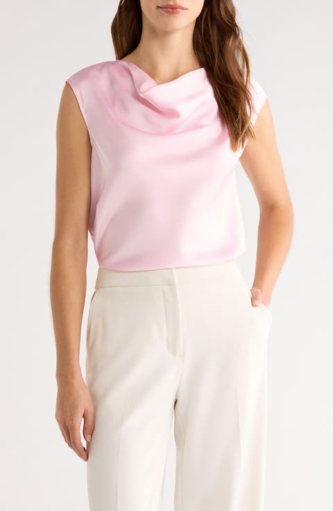 Cowl Neck Sleeveless Top