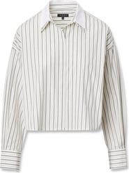 rag & bone Marin Stripe Cotton Button-Up Shirt