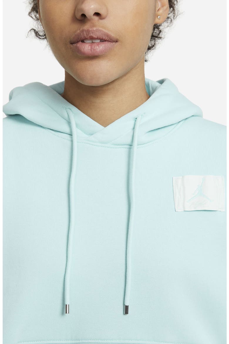 Nike Jordan Flight Fleece Hoodie, Alternate, color, LIGHT DEW