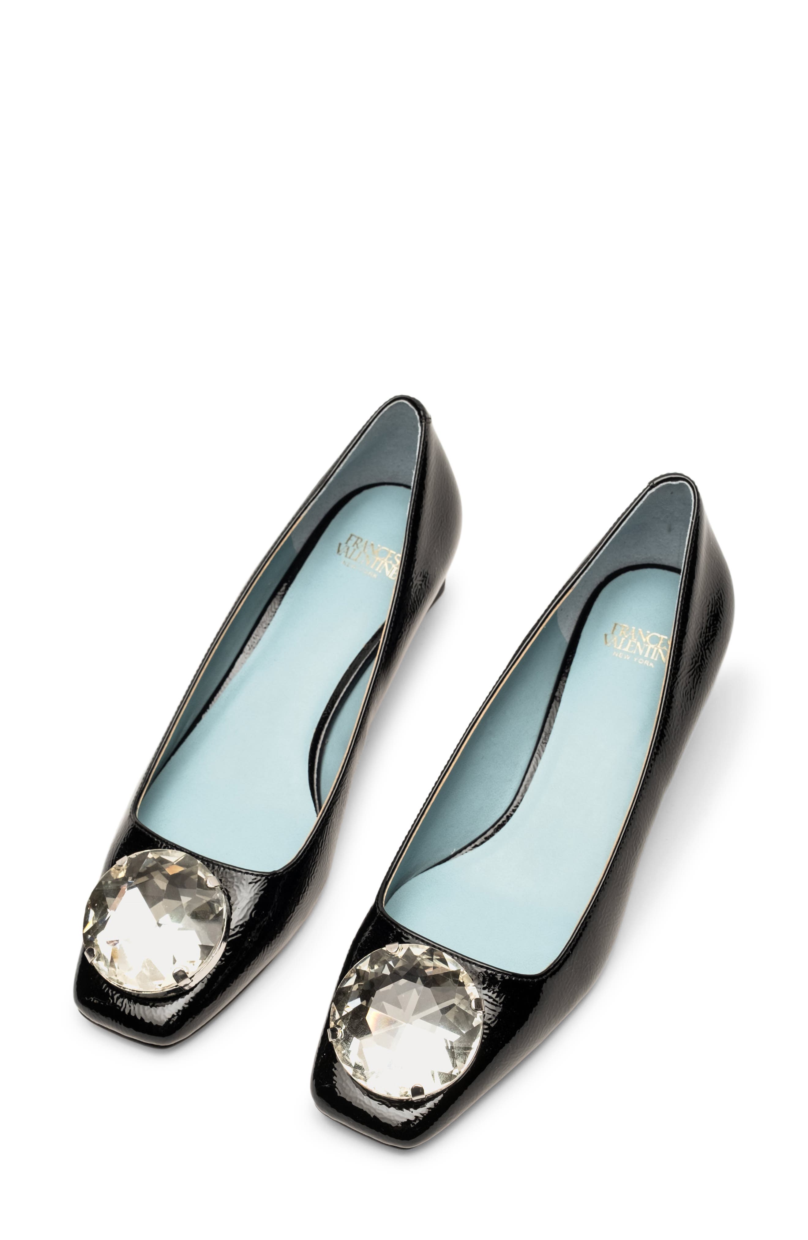 Frances Valentine Mary Square Toe Pump, Alternate, color, Black