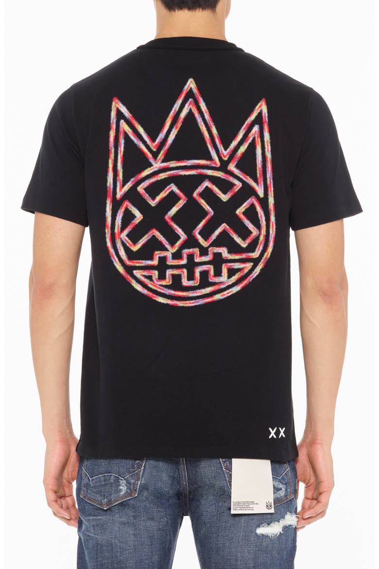 Logo Graphic T-Shirt, Alternate, color, BLACK