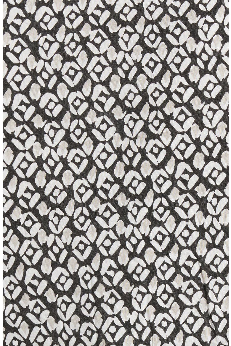 Print Cover-Up Romper, Alternate, color, BLACK ZINA