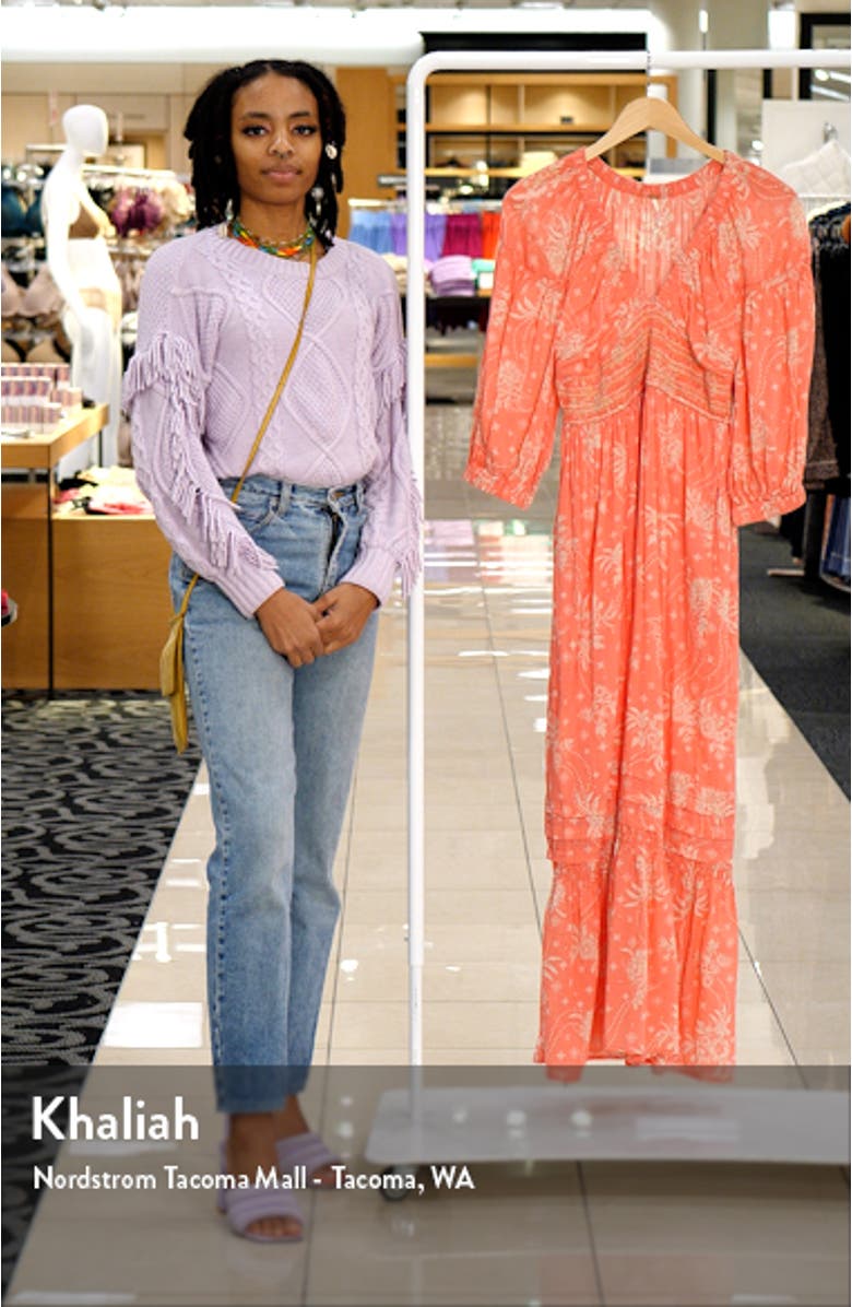 Golden Hour Smocked Bodice Cotton Maxi Dress, sales video thumbnail