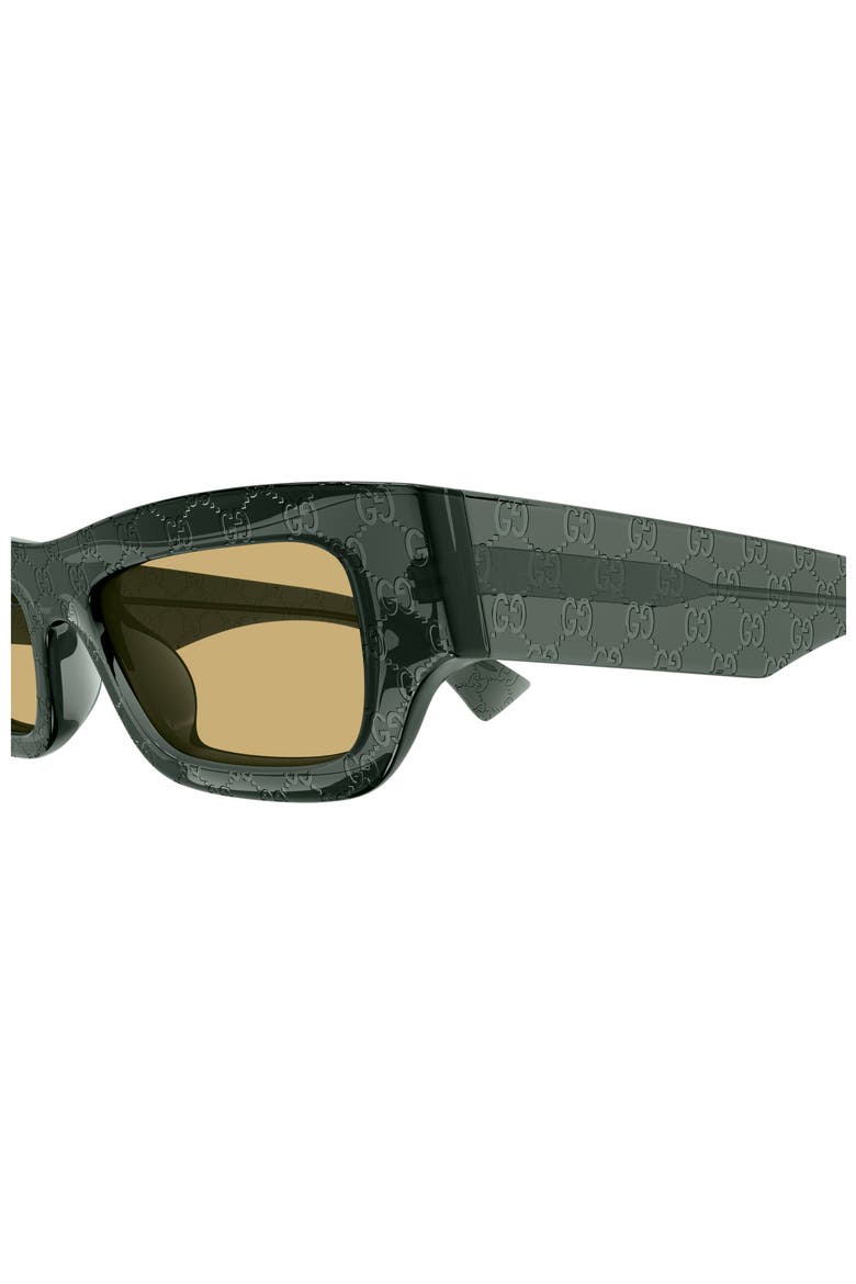 52mm Rectangular Sunglasses, Alternate, color, GREY