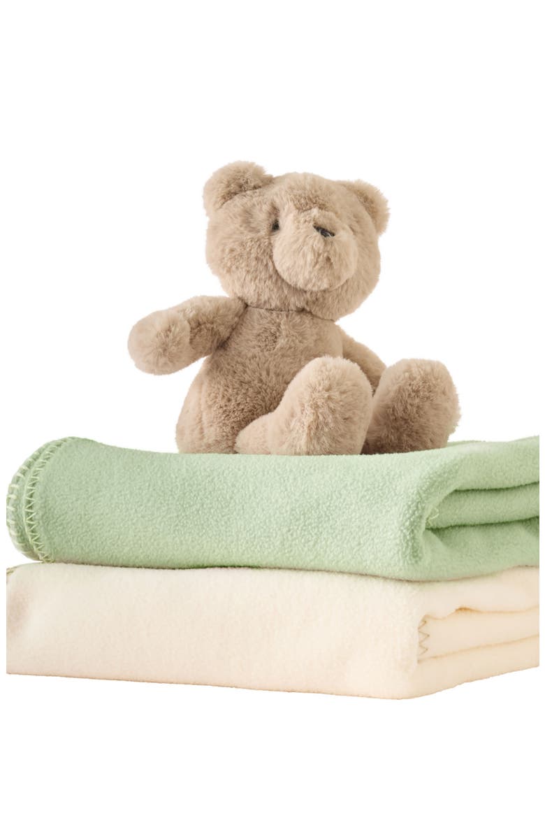 Lennox Ultra Luxe Plush Baby Blanket, Alternate, color, SAGE