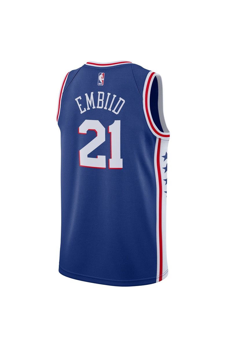 Nike Men's Nike Joel Embiid Royal Philadelphia 76ers Swingman Jersey - Icon Edition, Alternate, color, Royal