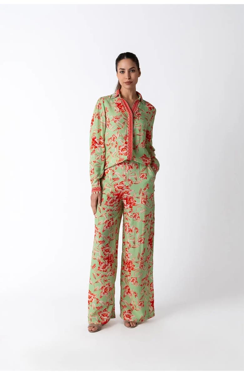 RAISHMA Naomi Green Shirt, Alternate, color, Green