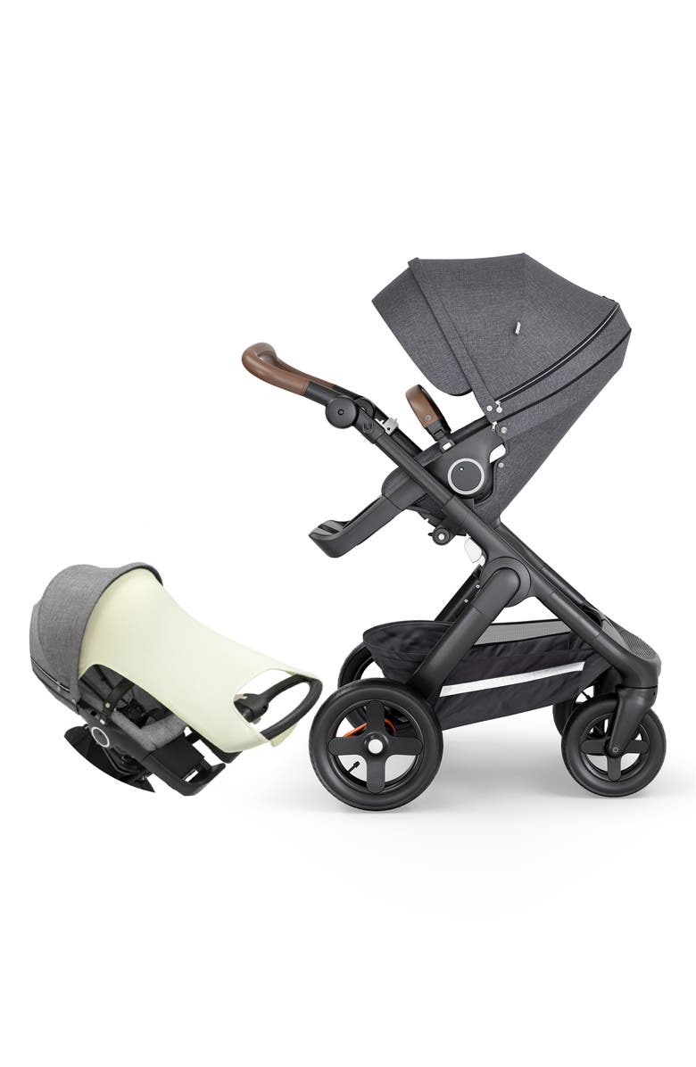 Stokke Trailz Black Frame All Terrain Stroller, Alternate, color,