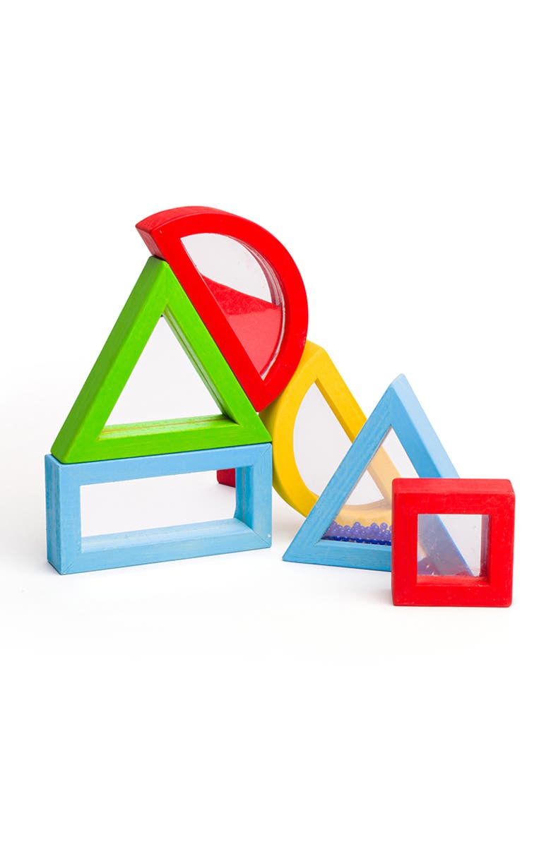 Bigjigs Toys Rainbow Sensory Shapes, Alternate, color, 