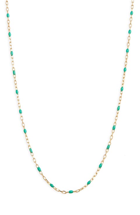 14K Gold Enamel Bubble Chain (Nordstrom Exclusive)