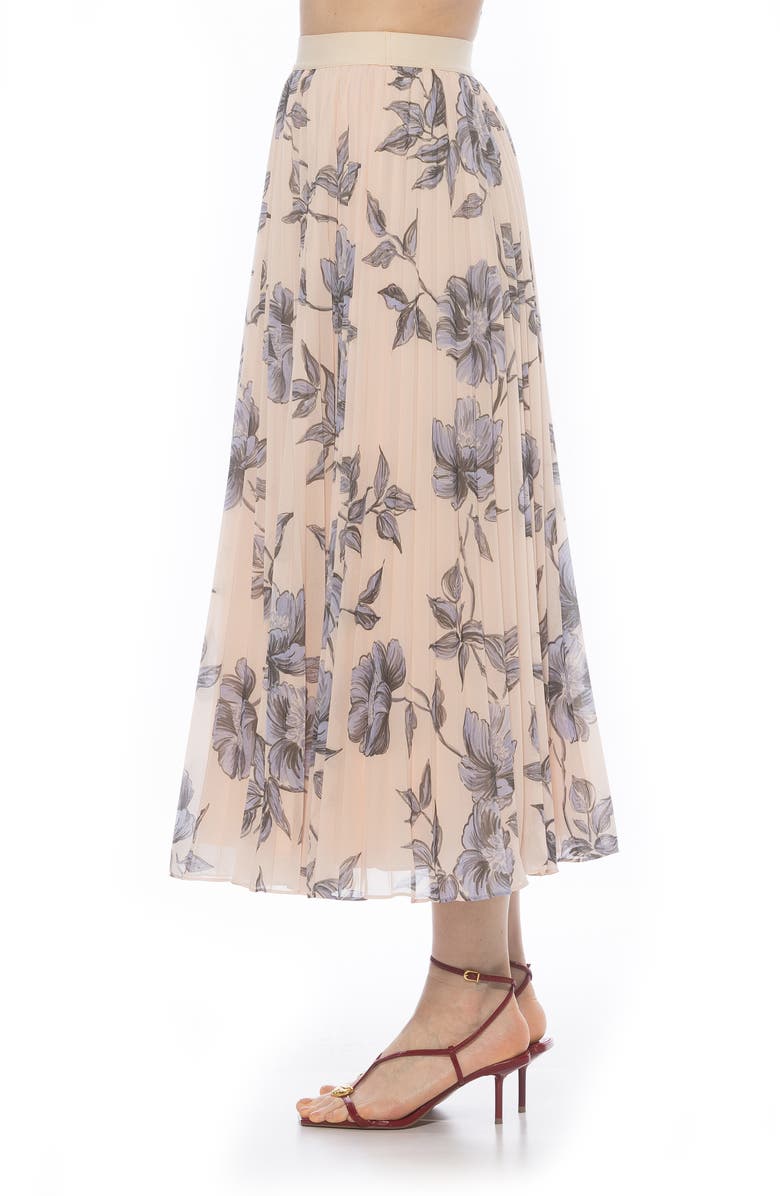 Kesia Midi Chiffon Pleated Skirt