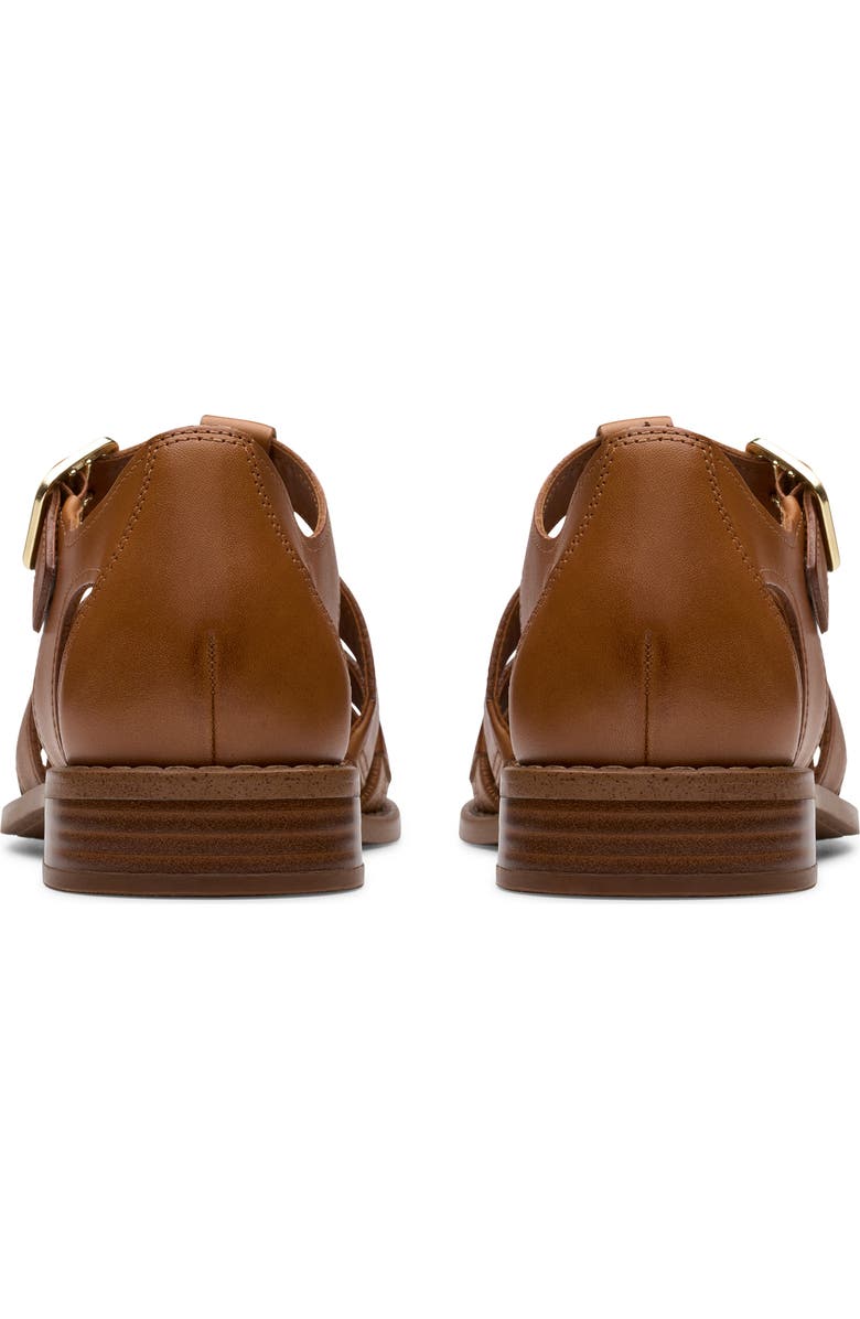 Clarks<sup>®</sup> Hana Sun Fisherman Sandal, Alternate, color, Tan Leather