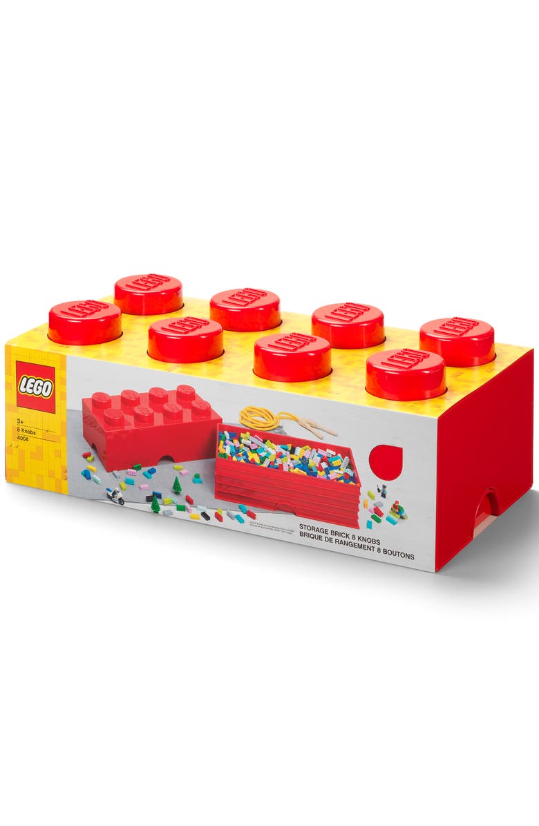 LEGO Storage Brick, Main, color, Red