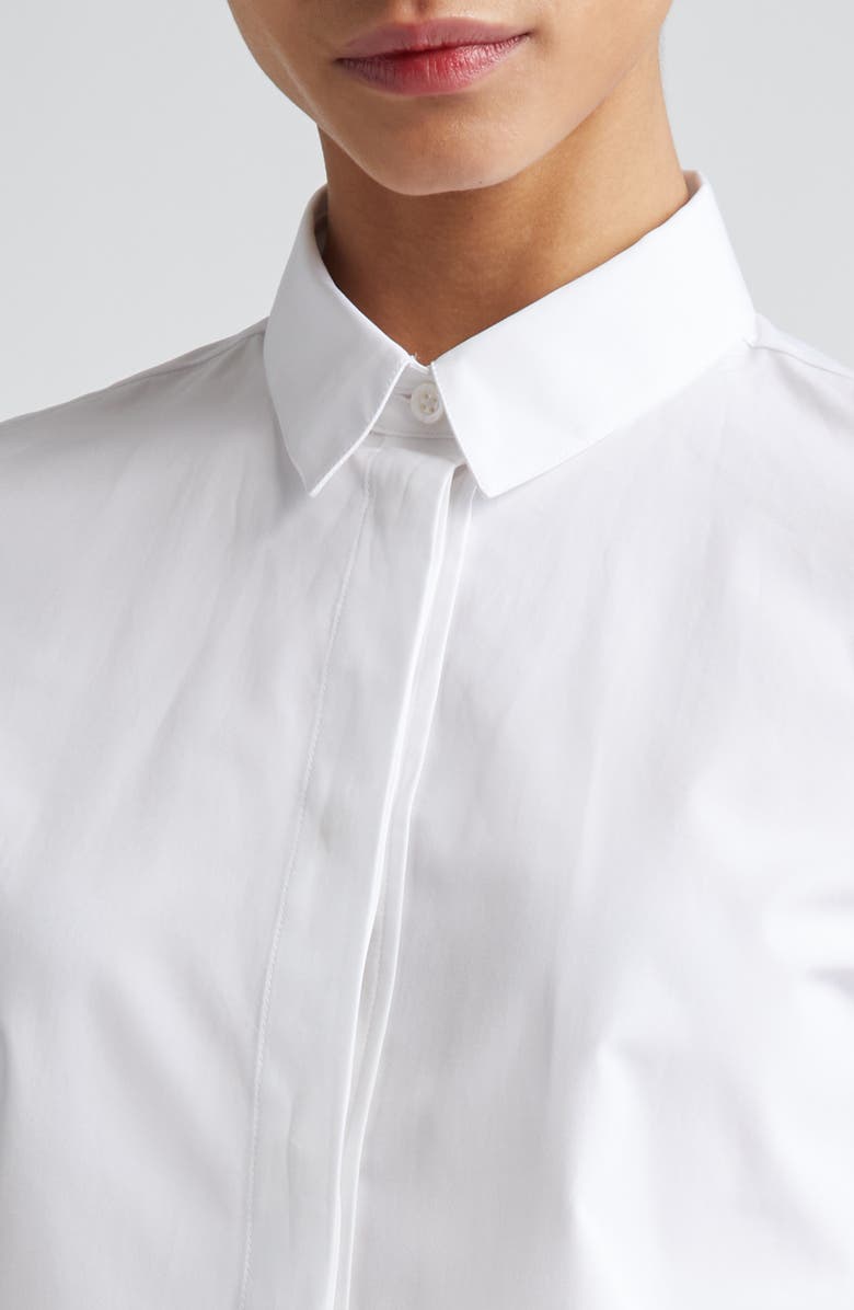 Jil Sander Monday Cotton Poplin Button-Up Shirt, Alternate, color, 