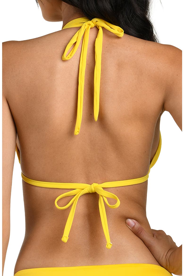 Island Goddess Halter Bikini Top, Alternate, color, SOLEIL