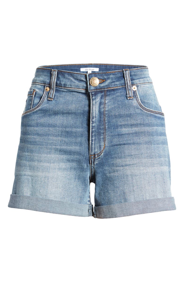 STS Blue Molly High Waist Double Roll Cuff Shorts, Alternate, color, 