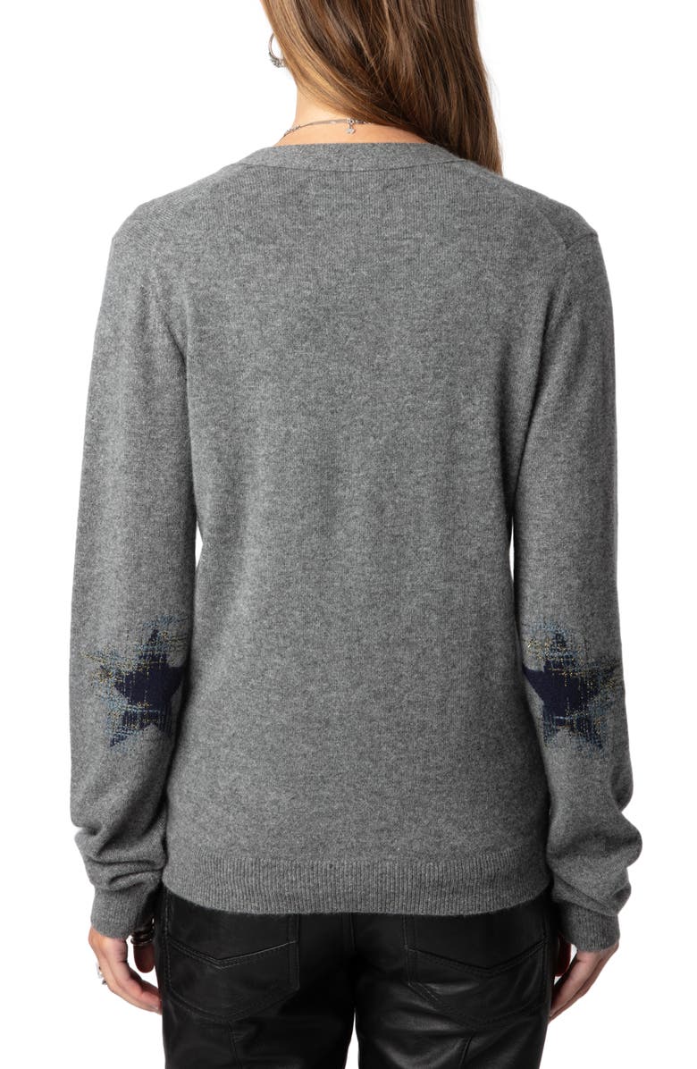 Zadig & Voltaire Jemmy Cashmere Cardigan, Alternate, color,