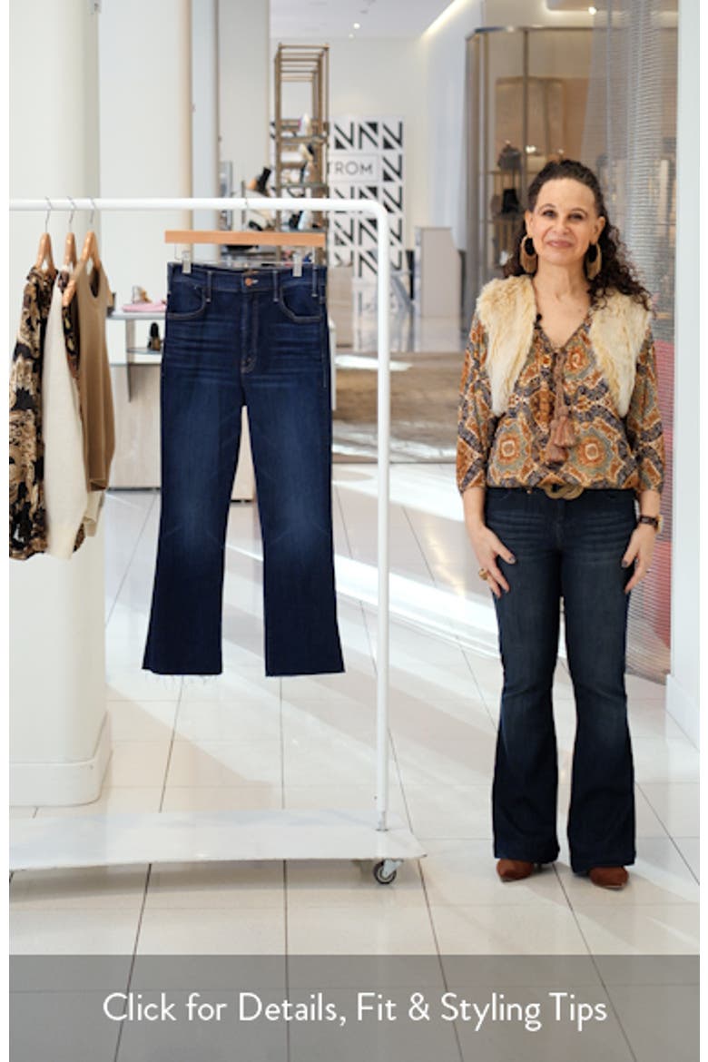 The Lil Hustler Frayed High Waist Ankle Bootcut Jeans video