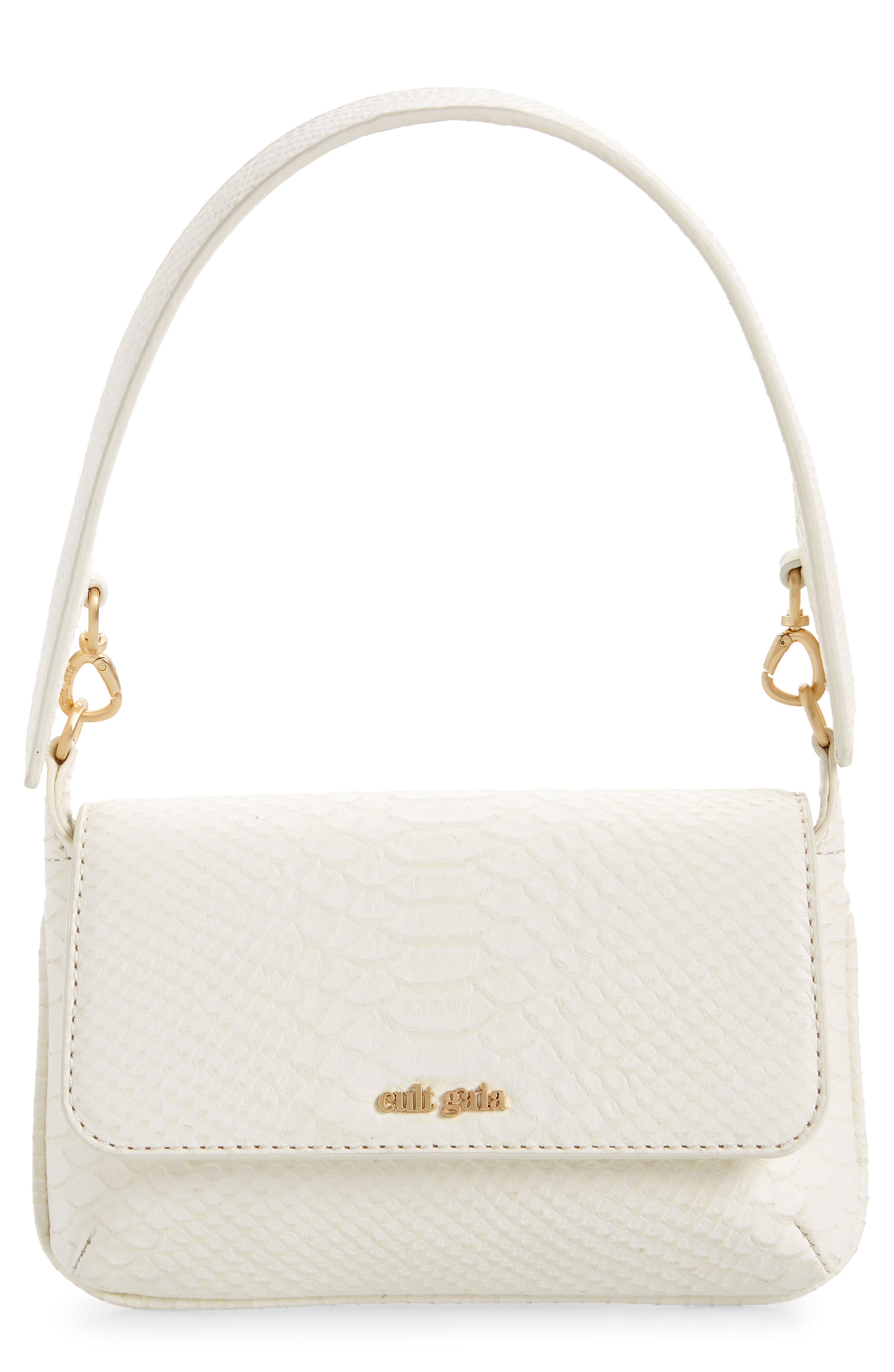 Damara Leather Shoulder Bag, Main, color, CLOUD
