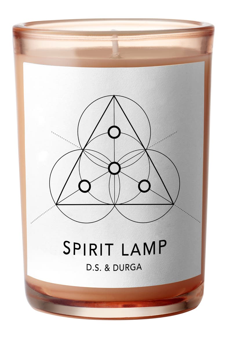 Spirit Lamp Scented Candle, Main, color, WHITE