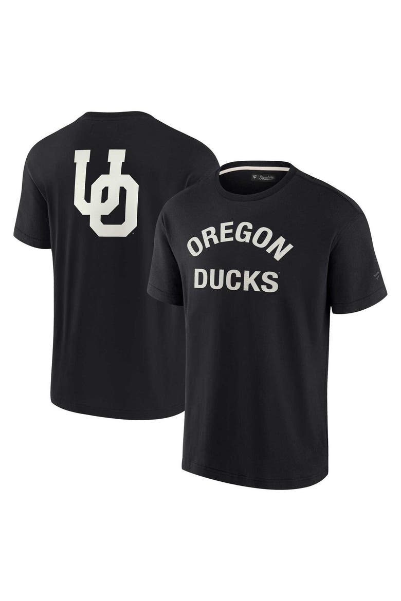 Unisex Fanatics Signature Black Oregon Ducks Elements Super Soft Short Sleeve T-Shirt, Alternate, color, Black