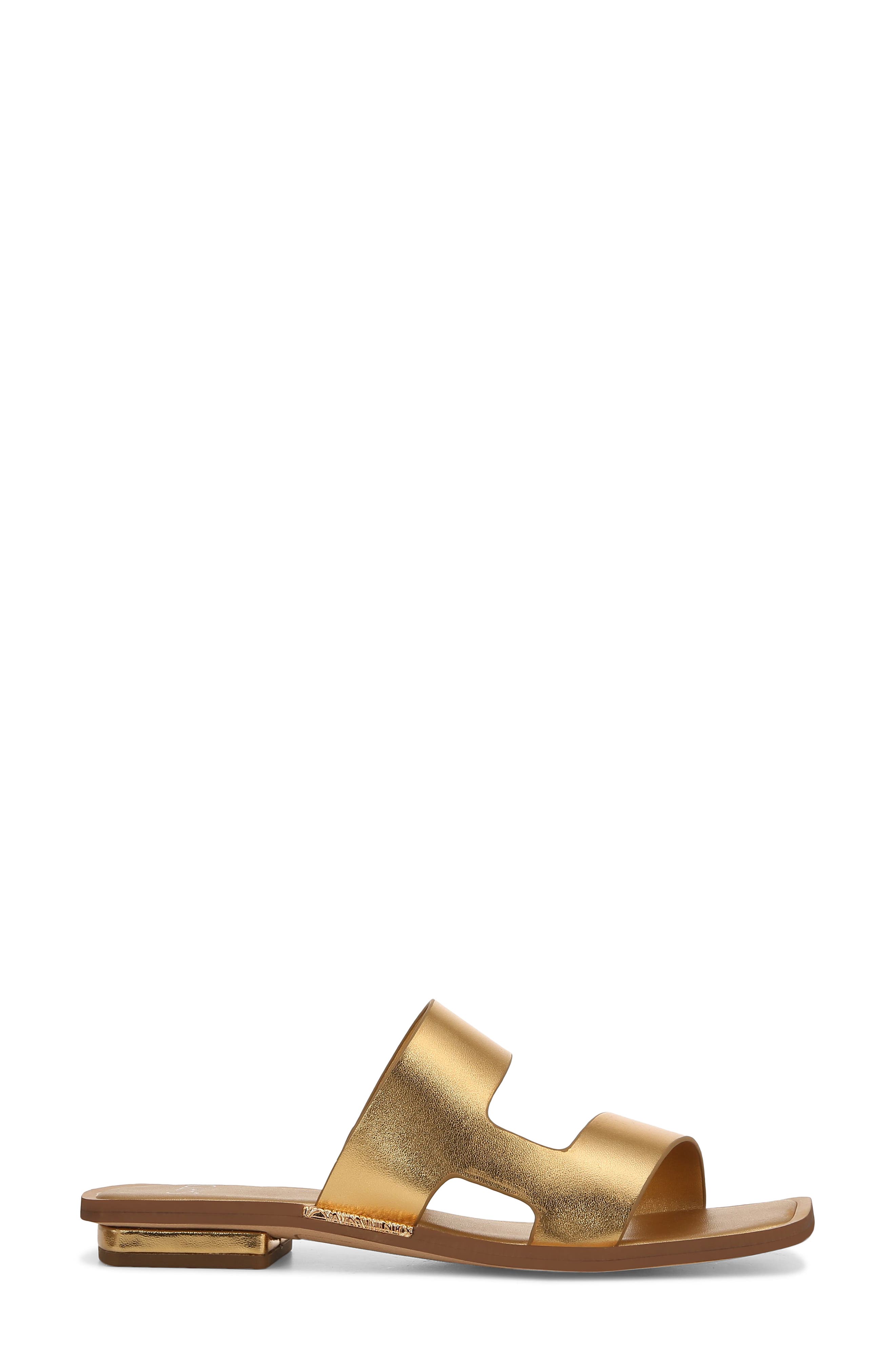 Emily Slide Sandal, Alternate, color, GOLD