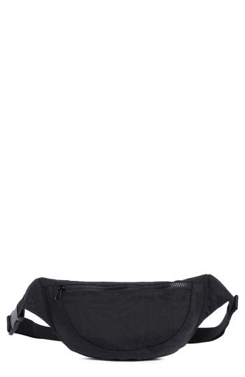Baggu Crescent Fanny Pack In Black