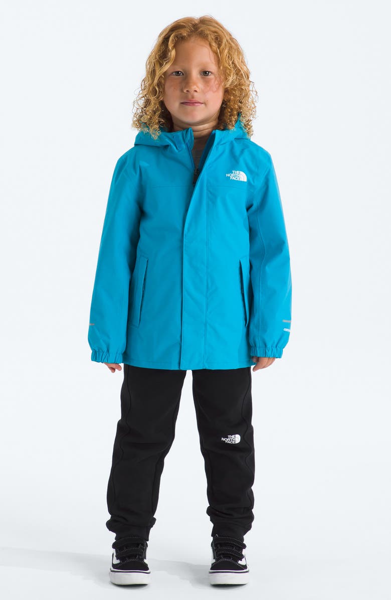 The North Face Kids' Antora Waterproof Recycled Polyester Rain Jacket, Alternate, color, Meridian Blue
