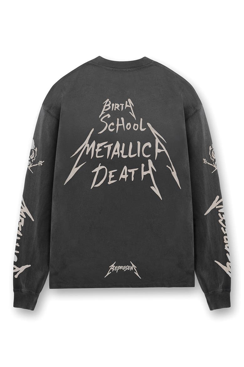 Metallica Garage Inc. Long Sleeve Cotton & Hemp Graphic T-Shirt