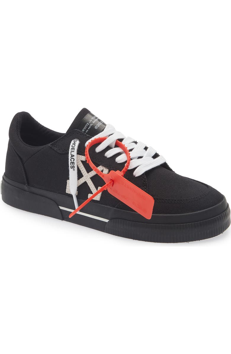 Off-White Vulcanized Low Sneaker, Main, color, Black - White