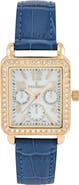 Peugeot European Crystal Square Tank  Watch- 35x30MM
