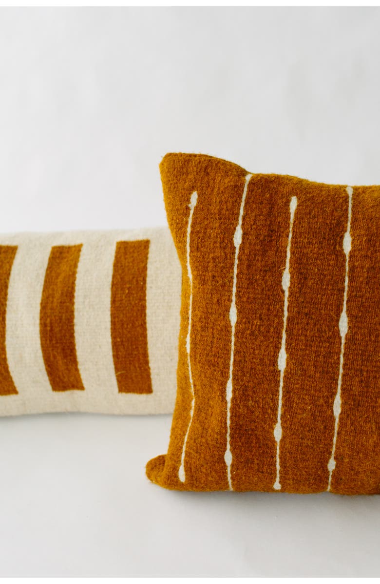 Loom Imports Golden Hour Pillow, Alternate, color, Rust