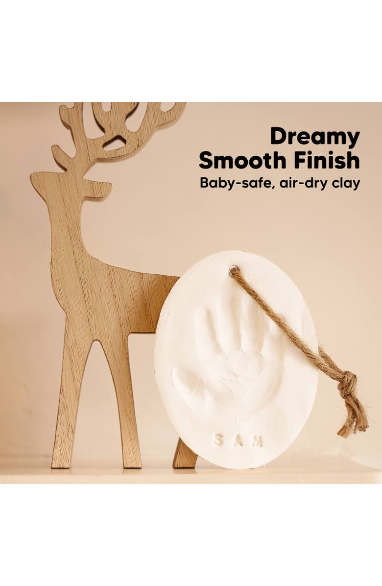 KeaBabies Cherish Ornament Keepsake Kit, Alternate, color, White, Gold Paint